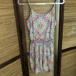 Xhilaration Tribal Print Spaghetti Strap Romper